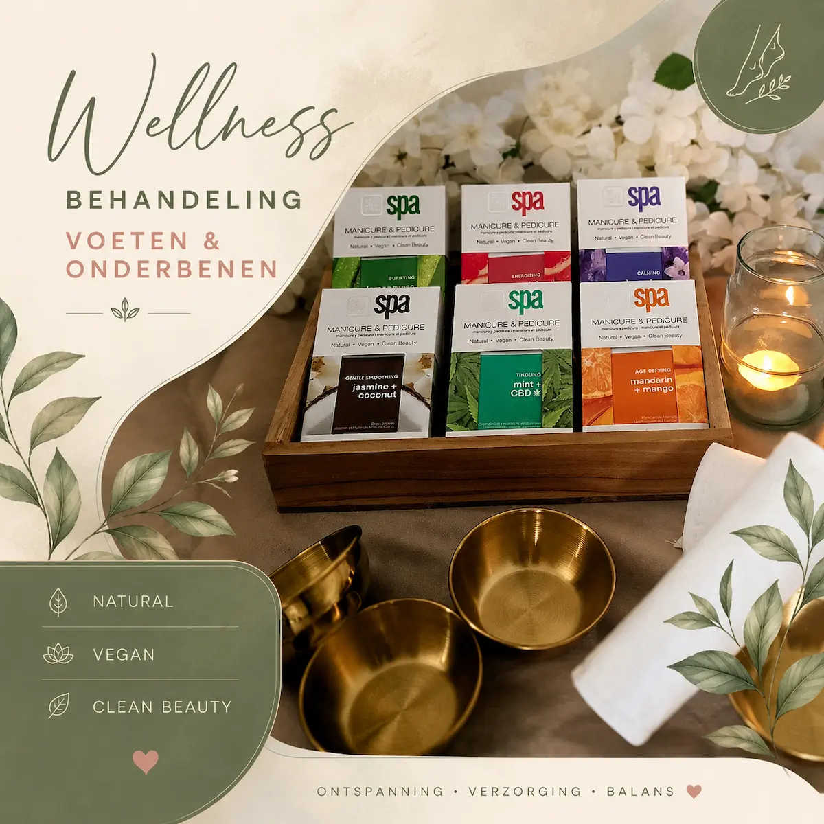 Wellness voetenbehandeling met BCL Spa